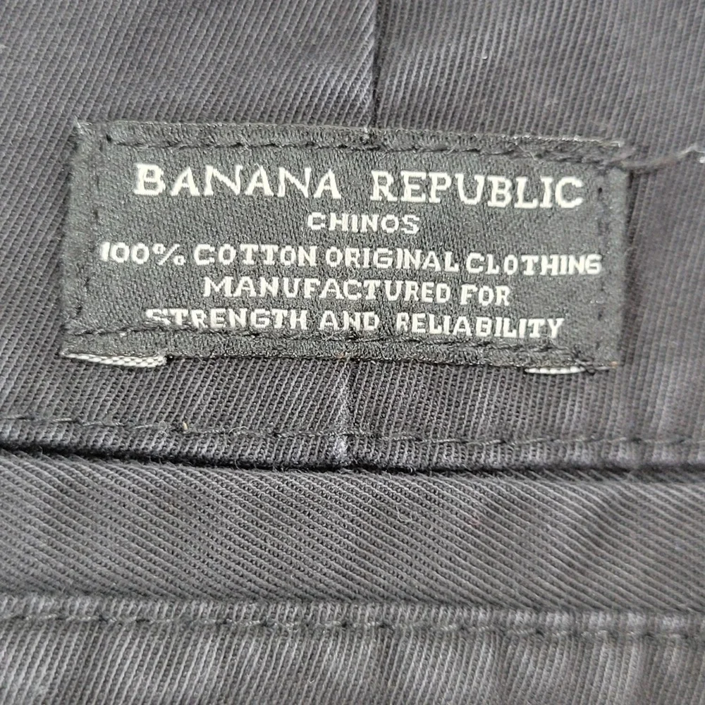 Banana Republic Aiden Chino‎ Men 32x32 Blue Excellent Slim Fit Cotton Pants